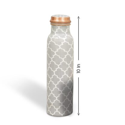 enamel printed copper water bottle set